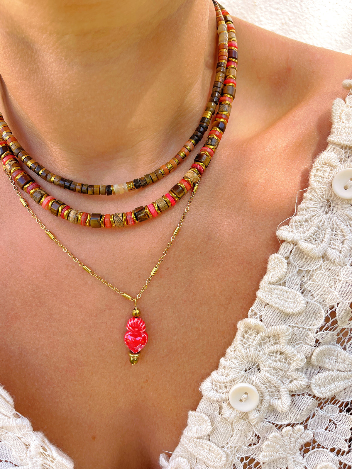 Collier RICO - oeil de tigre