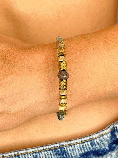 Bracelet OUMA - Agate indienne