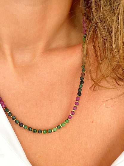 Collier THELMANE - Orchidée