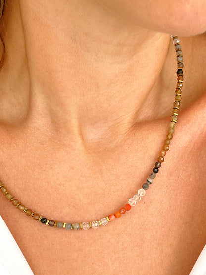 Collier THELMANE - Crème brûlée