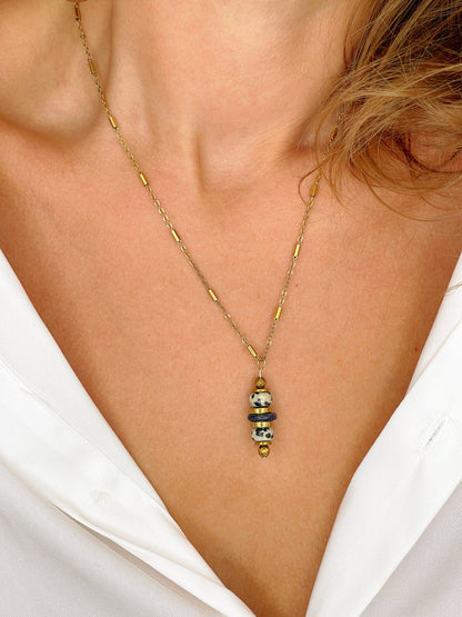 Collier LORETTE - Lapis Lazuli