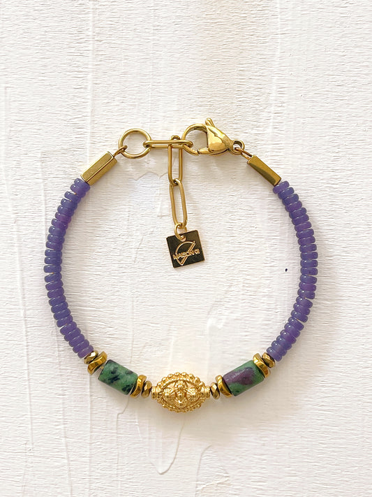 Bracelet THAN - Jade mauve