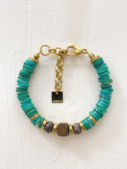 Bracelet TOINON - Emeraude