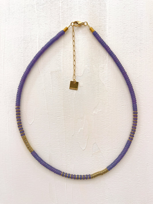 Collier TONIO - Jade mauve