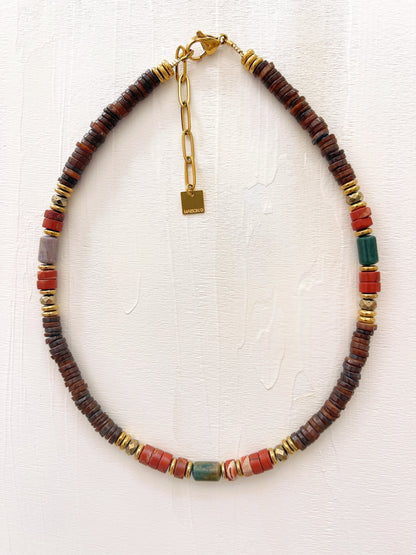 Collier TONY - Agate indienne
