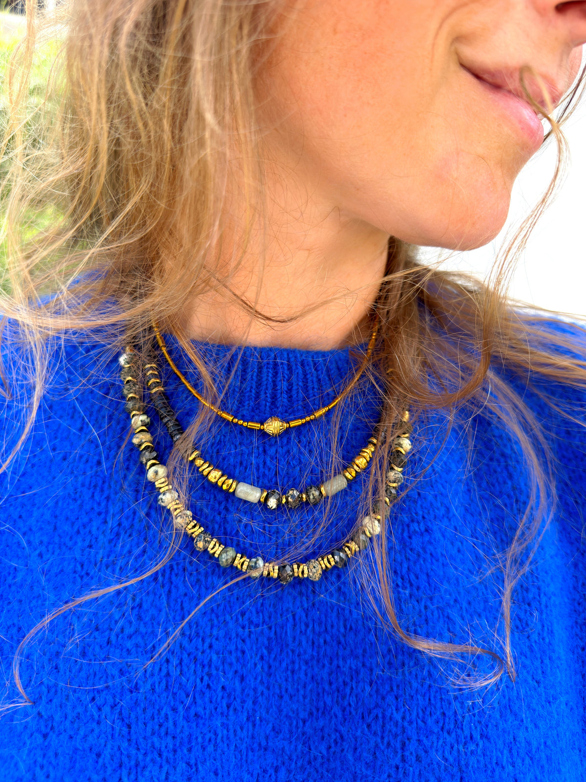 LOOK - TOINETTE, VIANNEY nuit, VINICIO turquoise africaine noire