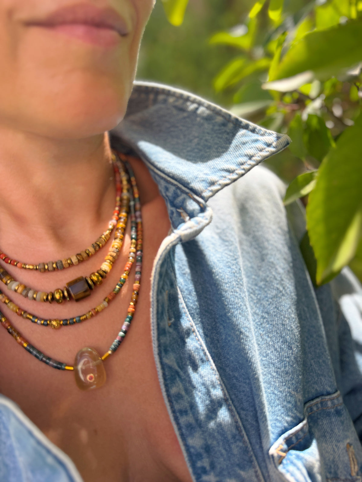 LOOK - VALEN agate indienne, VARO oeil de tigre, VITO jaspe image, VIRGILE quartz citron image