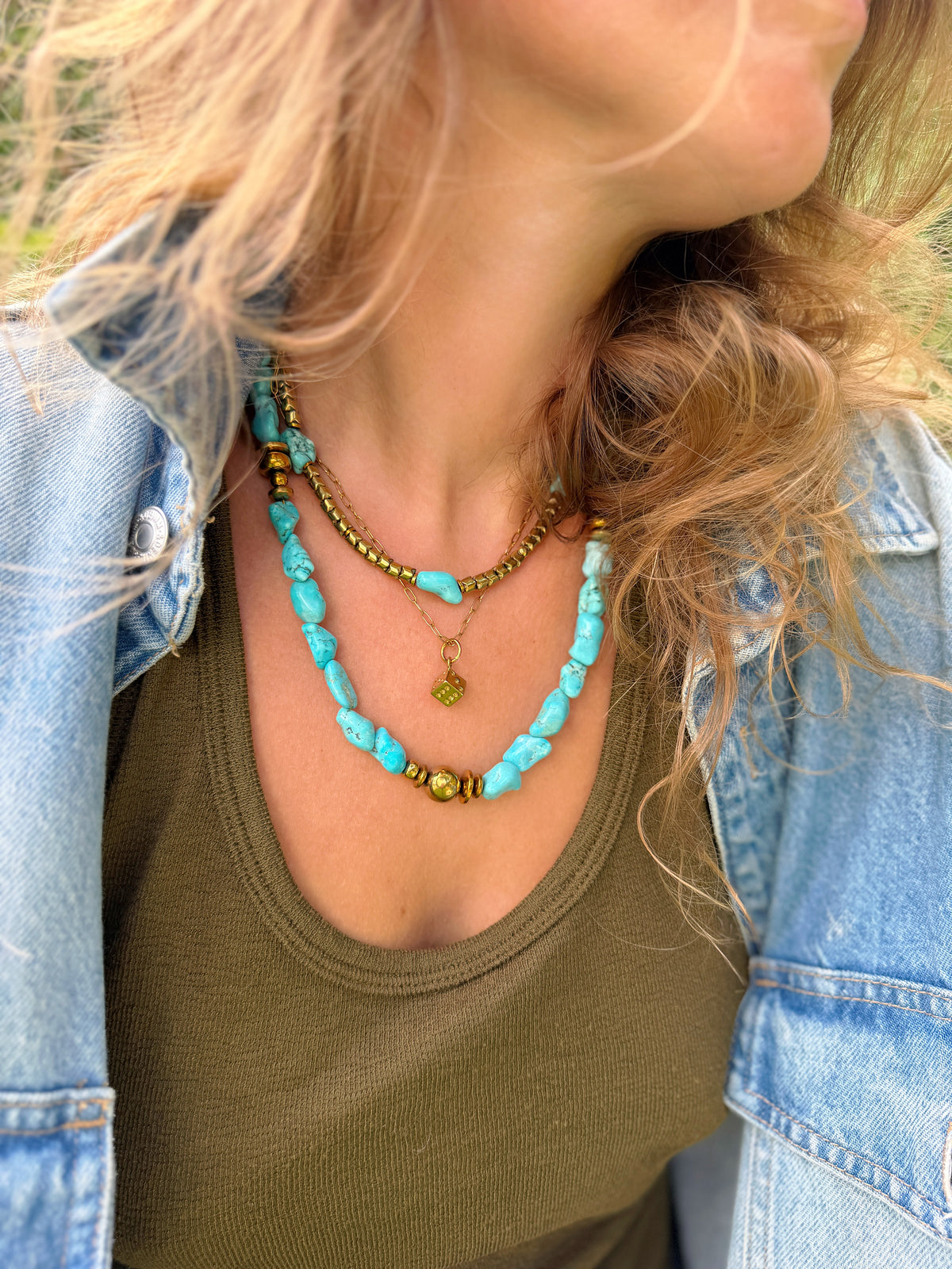 LOOK - VIDO, URIEL turquoise, VALÈRE