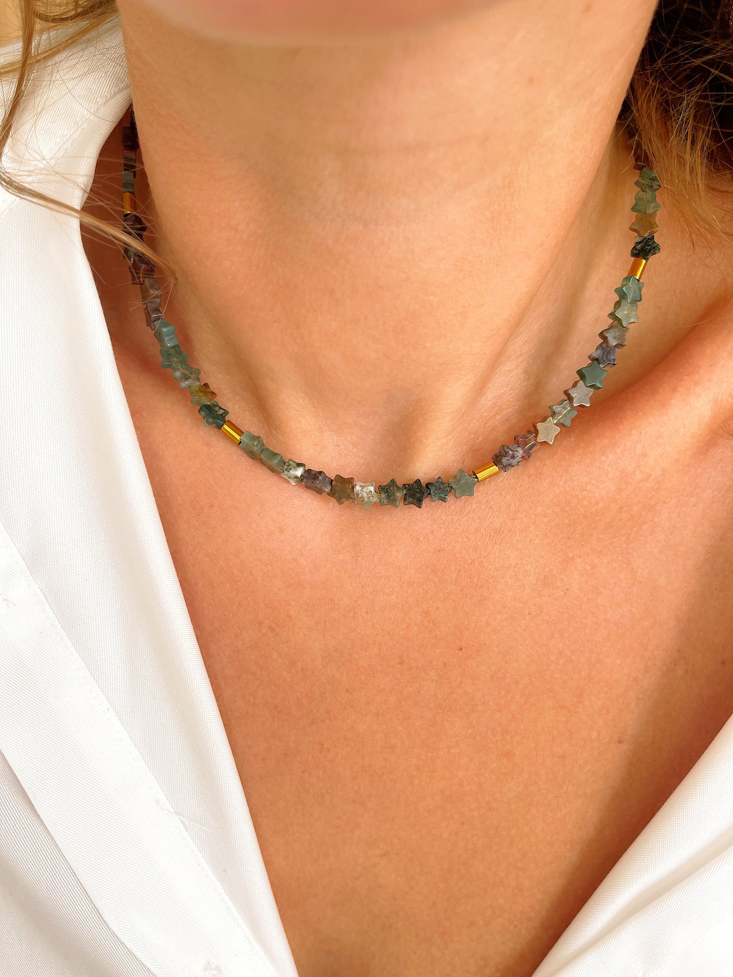 Collier TITO - Agate indienne