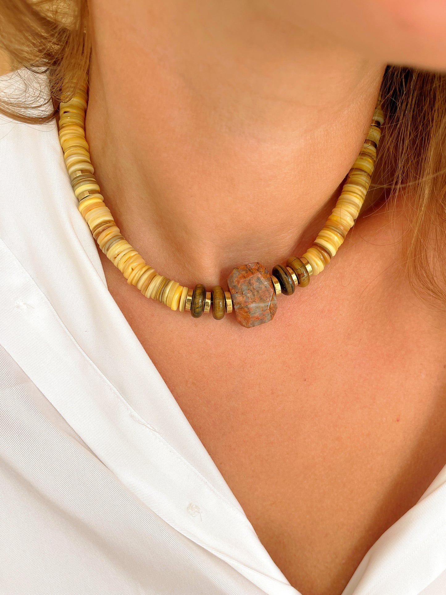 Collier THELMA - Beurre