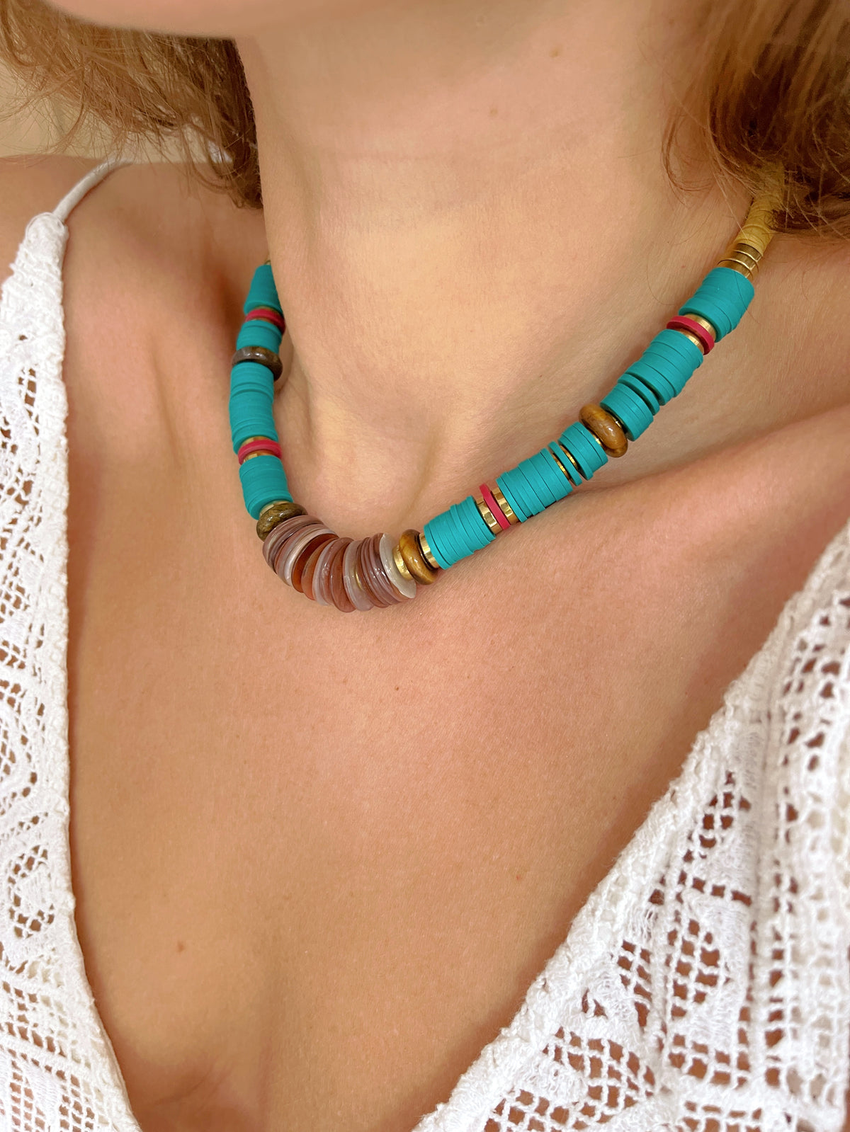 Collier MARCEL - émeraude
