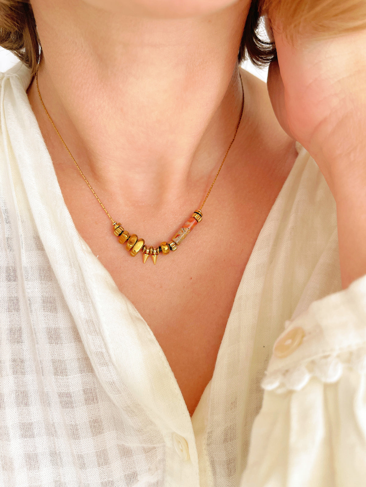 Collier MARGOT - agate