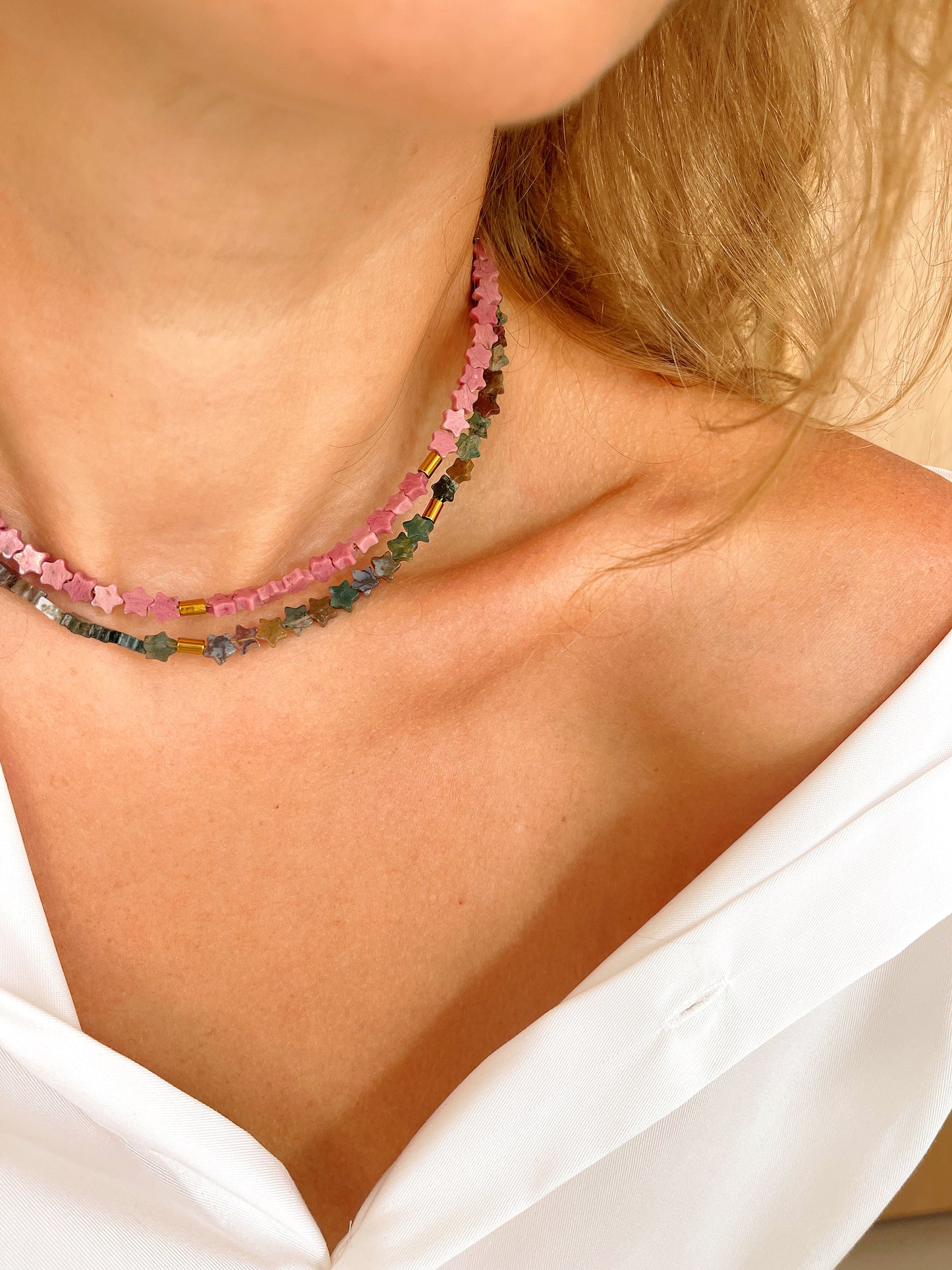 Collier TITO - Agate indienne