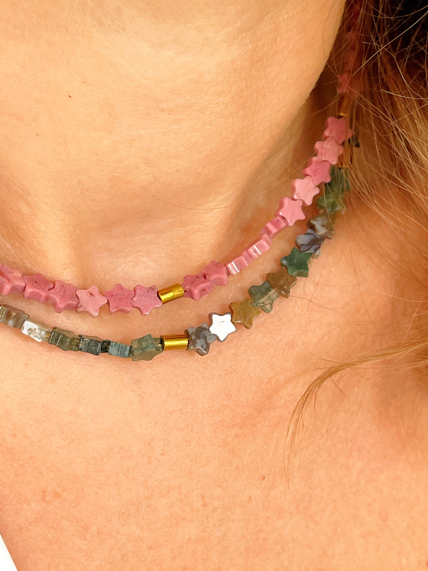 Collier TITO - Agate indienne