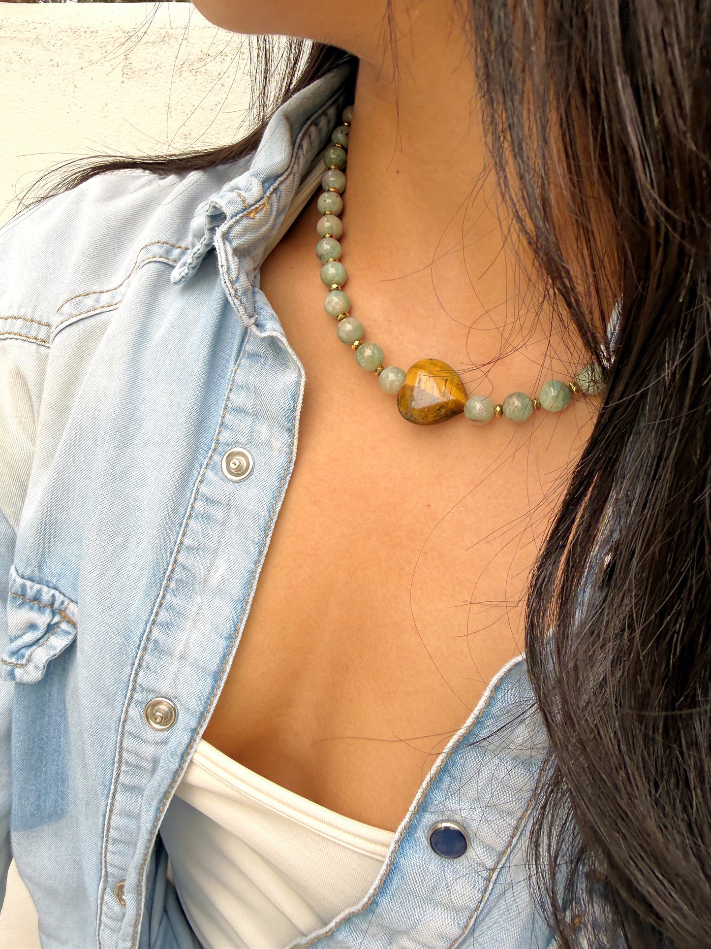 Collier UMBERTO - Amazonite