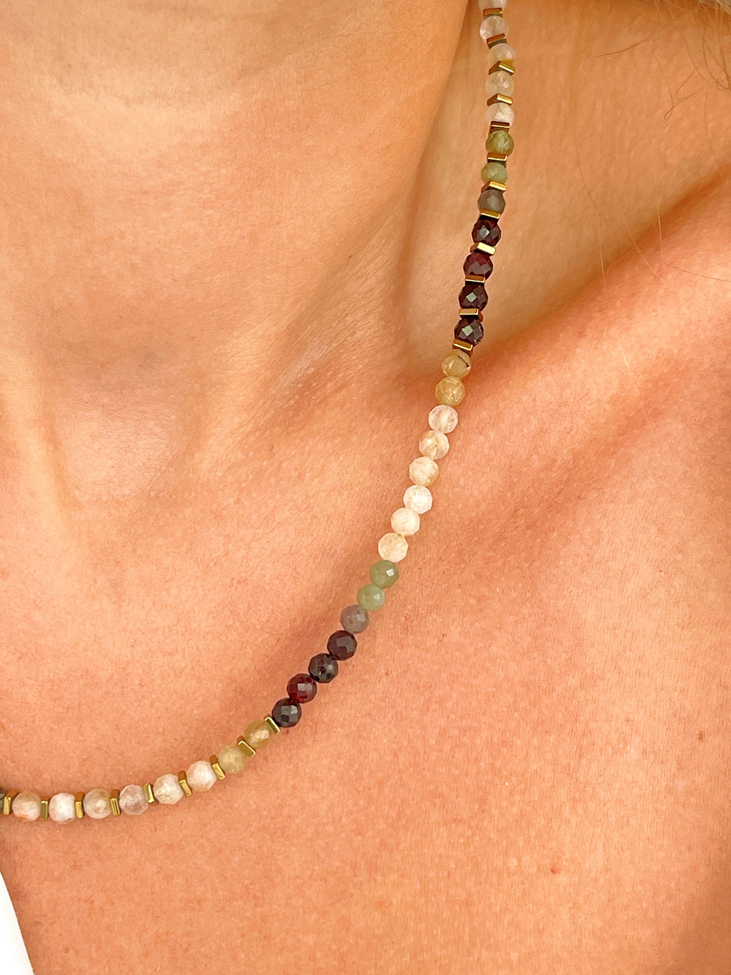 Collier THELMANE - Mousse épicée