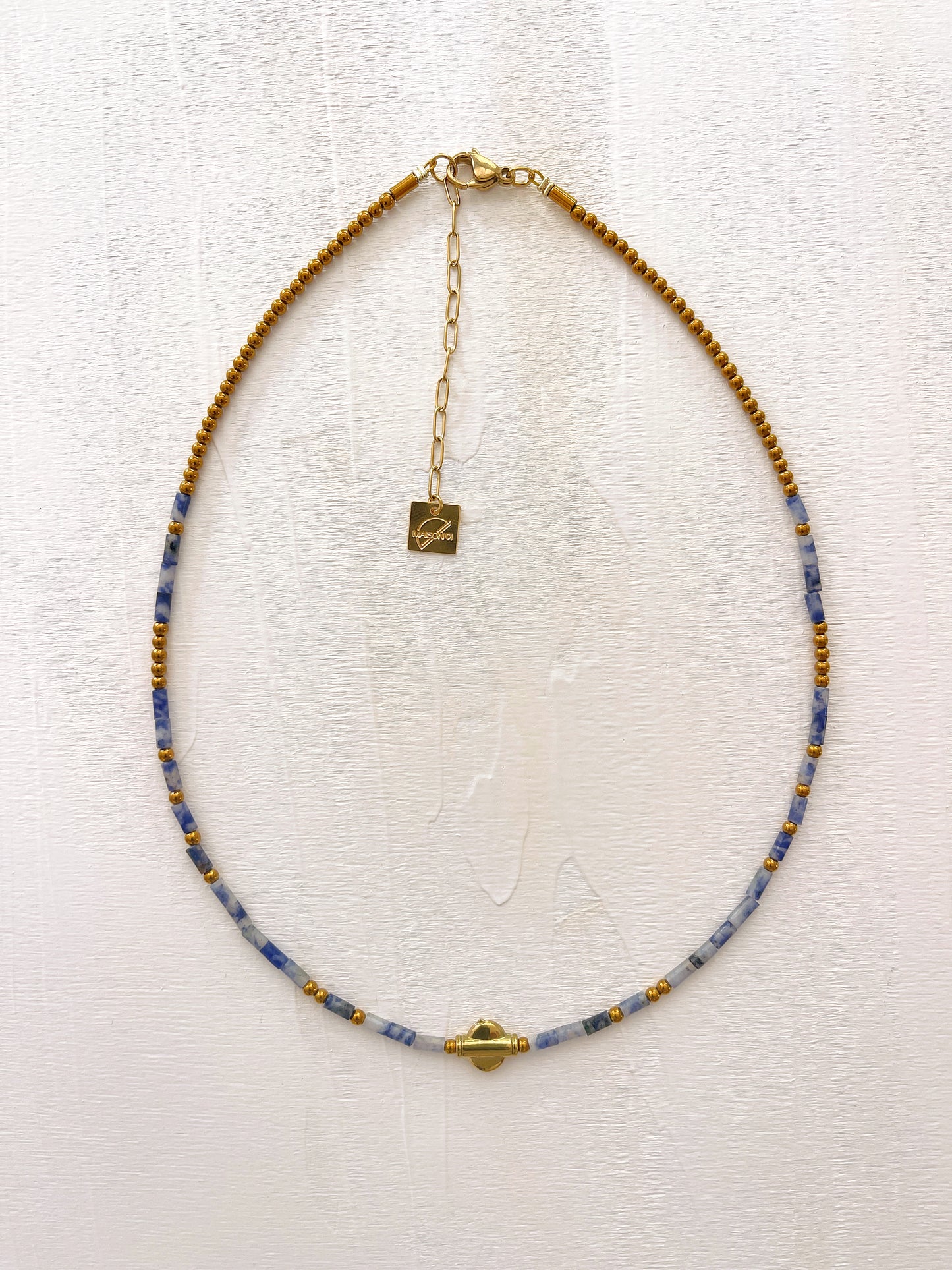 Collier TARA - Jaspe blue spot