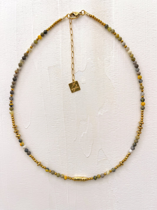 Collier THAIS - Jaspe bourdon